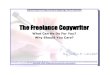 The Freelance Copywriter: What Can He Do For You, Why Should You Care?