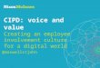 Creating an employee involvement culture for a digital world
