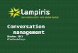 Conversation management at Lampiris