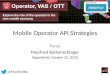 AppsWorld: Panel discussion about Mobile Operator API Strategies