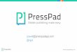 PressPad Company Overview