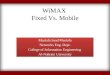 Wi max fixed vs. mobile