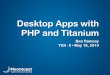 Desktop Apps with PHP and Titanium