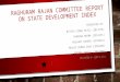 Raghuram Rajan's Report on State Development Index