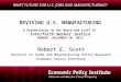 Reviving U.S. Manufacturing