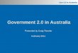 201102   gov 2.0 in australian government