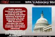 WPA Advocacy Work Deck