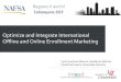 Optimize and Integrate International Offline and Online Enrollment Marketing