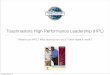 High Performance Leadership (HPL) Step-by-Step