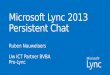 What’s new in Lync Server 2013: Persistent Chat