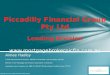 Piccadilly Financial Group - Lending Division