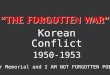 Korea war memorial and poem