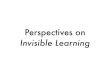 Aprendizaje invisiblE