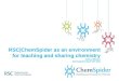 RSC ChemSpider as an environment for teaching and sharing chemistry