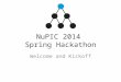2014 Spring NuPIC Hackathon Kickoff