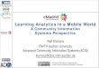 Learning Analytics in a Mobile World - A Community Information Systems Perspective