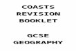 Coasts revision booklet