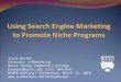 Using Search Engine Marketing to Promote Niche Community College Programs