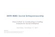 ENTR4800 Class 5 (Part 1): Conducting a Costing  Analysis for Social Enterprise