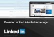 Evolution of the LinkedIn homepage (2003-2013)