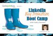 Linked In Blog Promotion Boot Camp