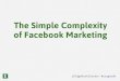 The Simple Complexity of Facebook Marketing — #congresfb
