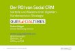 Der ROI von Social CRM: Vorteile und Nutzen einer digitalen Kundenservice-Strategie