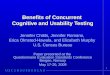Benefits of Concurrent Cognitive and Usability Testing