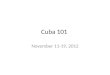 Chicago Presbytery - Cuba Trip 2012
