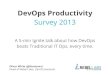 DevOps Productivity Report 2013 ignite talk