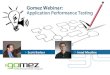 Webinar - Application performance testing conception to gravestone