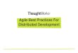 Agile Best Practices For Distributed Development