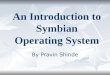Symbian Operating system