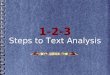 Text analysis presentation ppt
