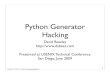 Python Generator Hacking