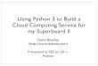 Using Python3 to Build a Cloud Computing Service for my Superboard II