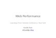 Web Performance - Learnings from Velocity Conference