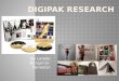 Explanation & Analysis of a Digipak