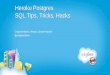 Heroku Postgres SQL Tips, Tricks, Hacks