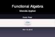 Functional Algebra: Monoids Applied
