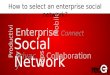 How to select an enterprise social network