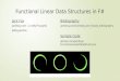 Functional linear data structures in f#