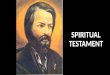 Ozanam: Spiritual Testament
