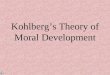 Kohlberg's moral development