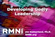 Godly Leadership