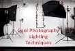Cool photography lighting techniques