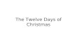 Twelve days of christmas