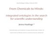 From chemicals to minds: Integrated ontologies in the search for scientific understanding