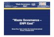 Simon Pow. Waste Governance – ENPI East