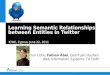 Learning Semantic Relationships between Entities in Twitter